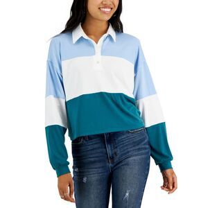 Juniors' Colorblocked Rugby Henley Top
